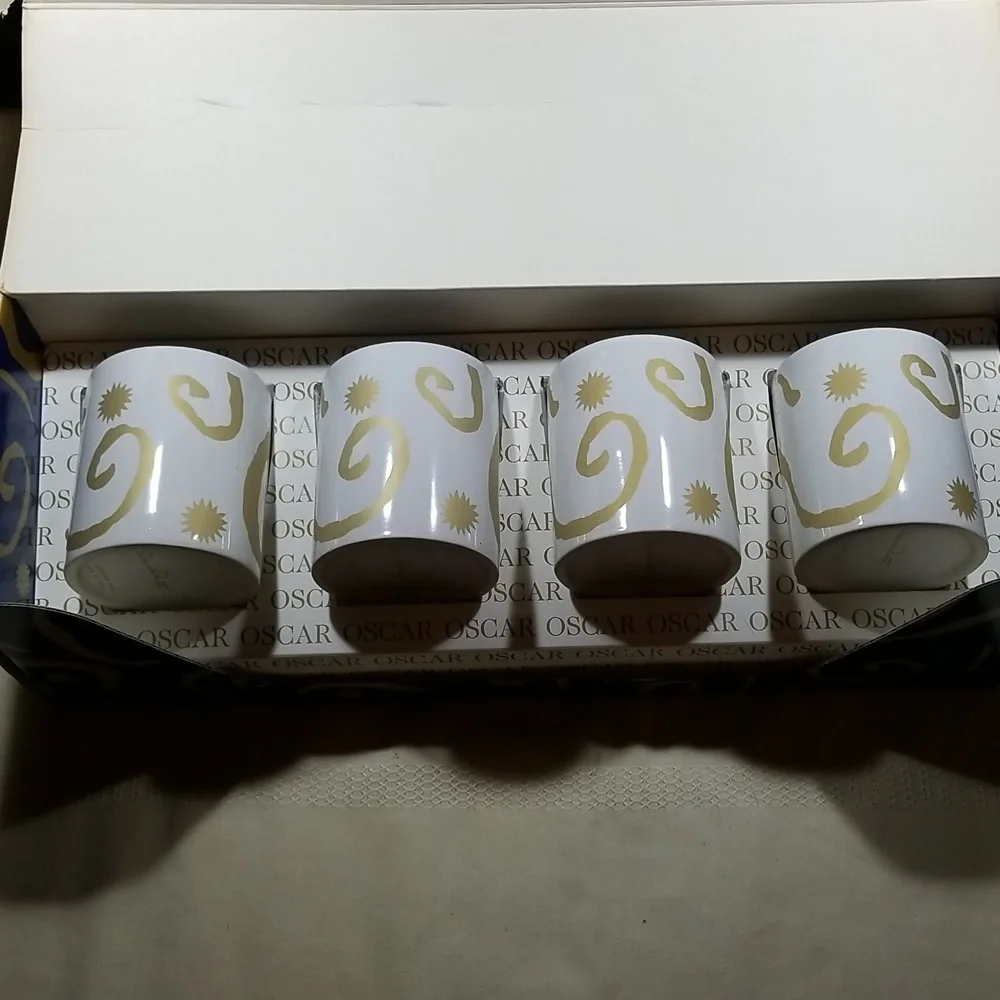 Vintage Oscar de la Renta Coffee Cups TYBB26